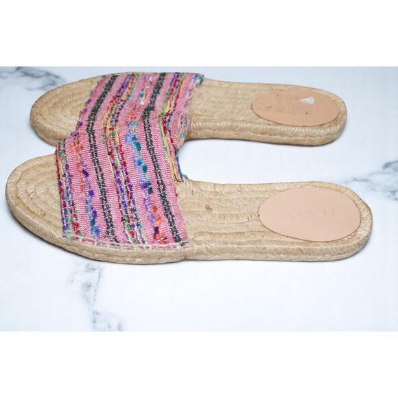 J.CREW VALENCIA FABRIC ESPADRILLE SLIDES SIZE 6M C5443 - Picture 6 of 6